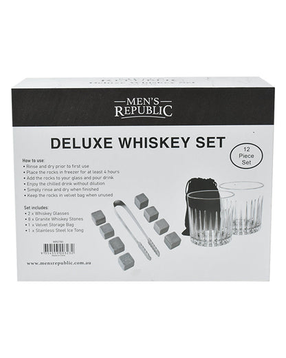 Men's Republic Deluxe Whiskey Set - 12 Pieces 3