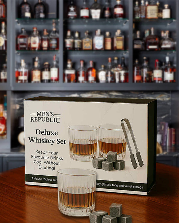 Men's Republic Deluxe Whiskey Set - 12 Pieces 1