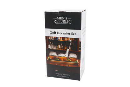 Men's Republic Golf Decanter Set - 2 Glasses 5