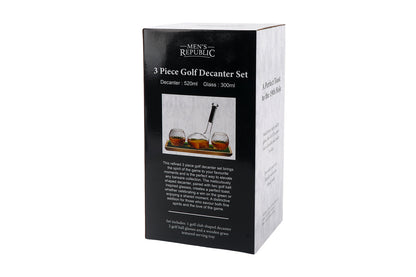 Men's Republic Golf Decanter Set - 2 Glasses 6