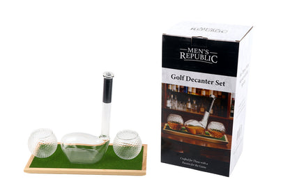 Men's Republic Golf Decanter Set - 2 Glasses 4