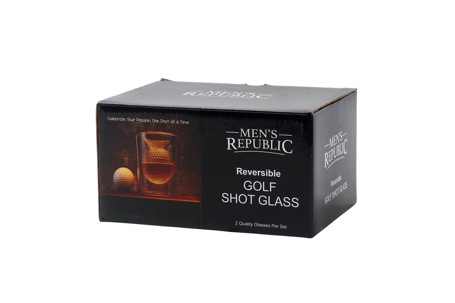 Men's Republic Golf Ball Glassware - Set of 2 2