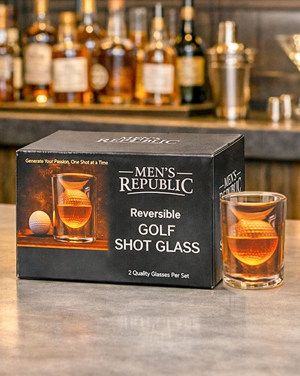 Men's Republic Golf Ball Glassware - Set of 2 1