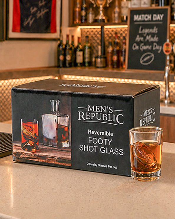Men's Republic Footy Glassware - Set of 2 1