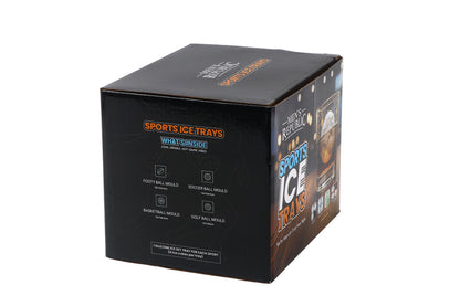 Men's Republic Sports Ice Cube Trays - set of 4 sports - Golf / Footy / Soccer / Basketball 5