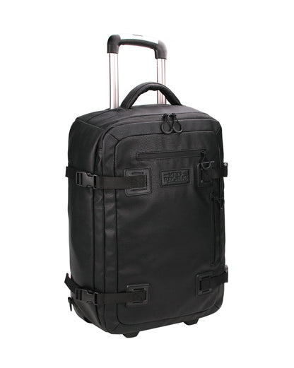 Men's Republic Carryon Travel Bag - Soft Pebble Cow Hide Faux Leather 5