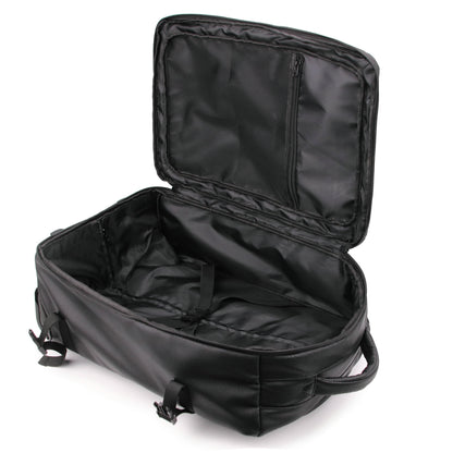 Men's Republic Carryon Travel Bag - Soft Pebble Cow Hide Faux Leather 10