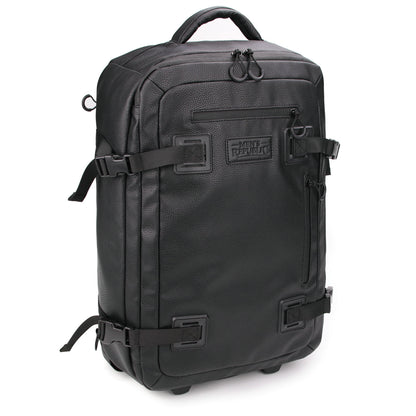 Men's Republic Carryon Travel Bag - Soft Pebble Cow Hide Faux Leather 2