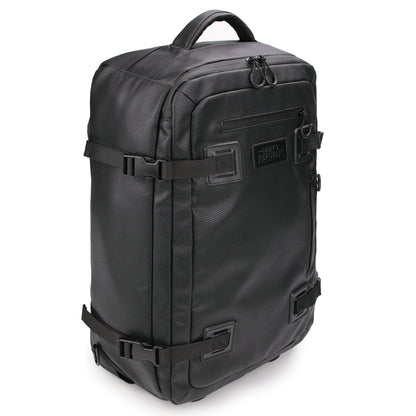 Men's Republic Carryon Travel Bag - Soft Pebble Cow Hide Faux Leather 8