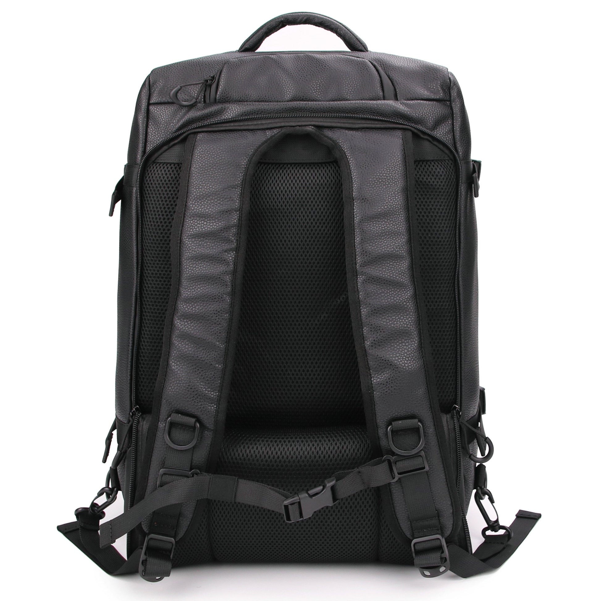 Men's Republic Carryon Travel Bag - Soft Pebble Cow Hide Faux Leather 9