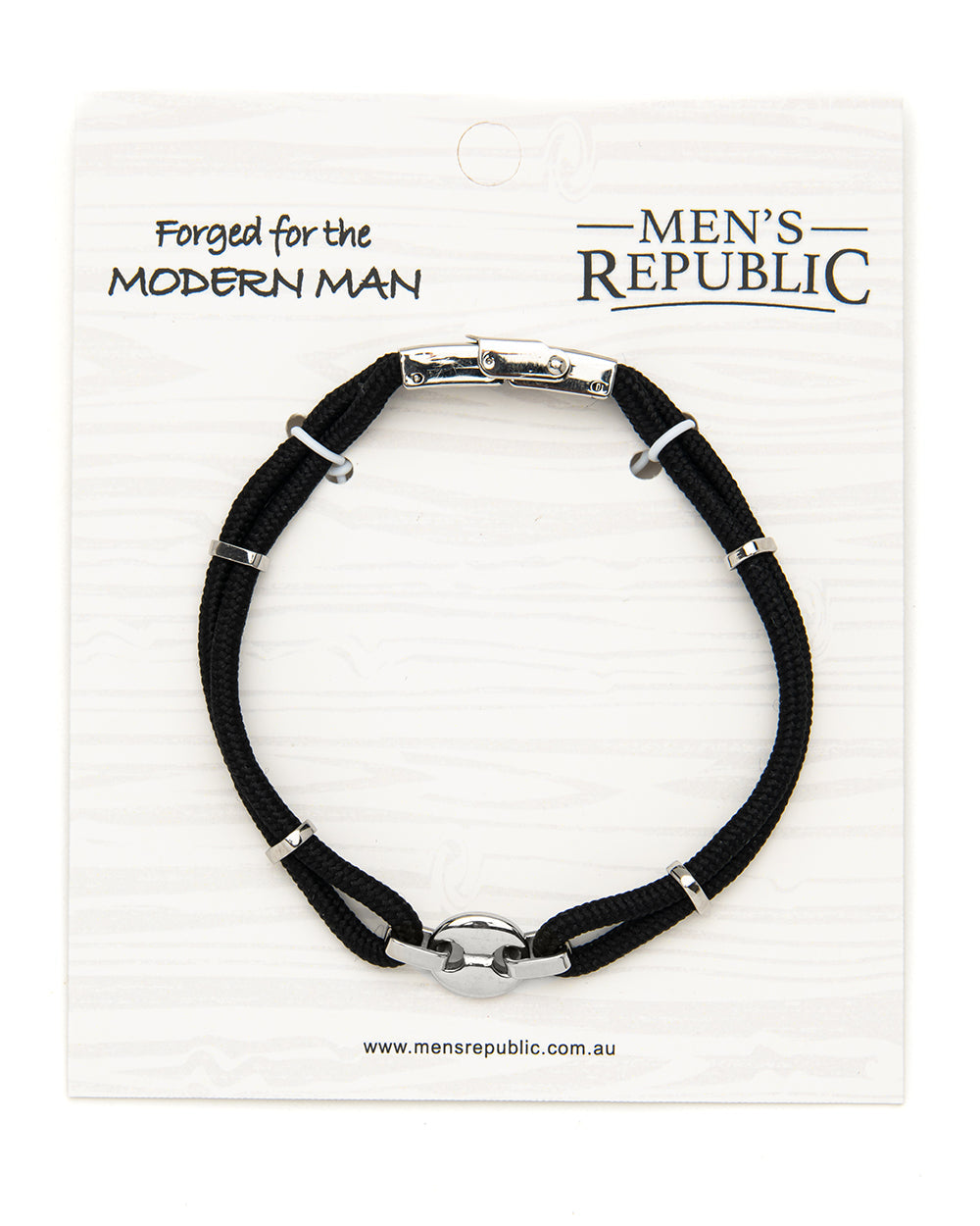 Men's Republic Fashion Bracelets - Set of 10 Mixed Stainless Steel and Semi-Precious Stones - In Shelf Tray 9