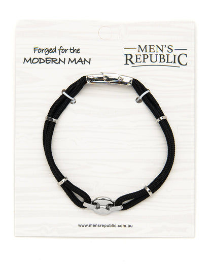 Men's Republic Fashion Bracelets - Set of 10 Mixed Stainless Steel and Semi-Precious Stones - In Shelf Tray 9