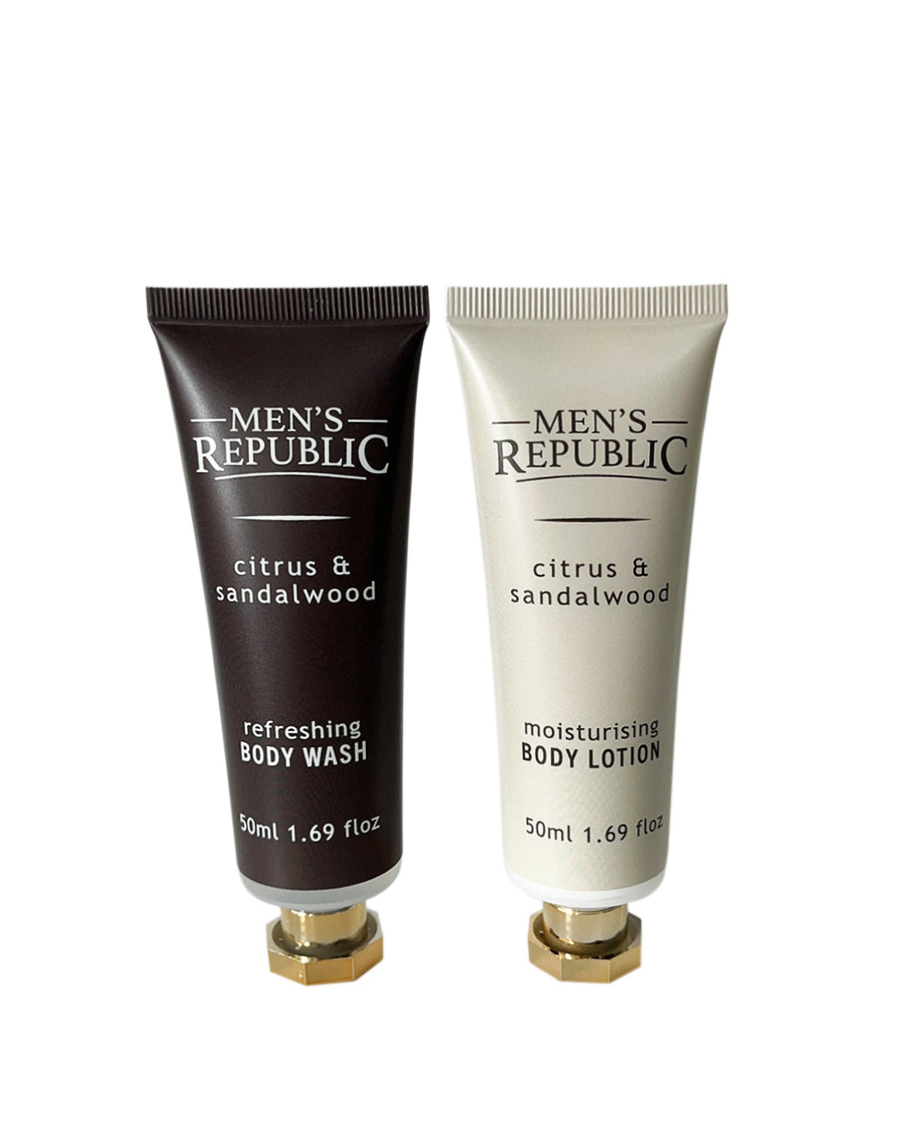 Men's Republic Mug with Body Wash, Body Lotion and Shower Loofah 3