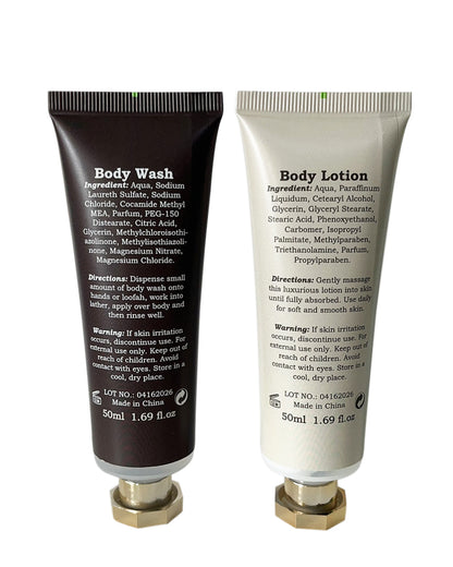 Men's Republic Mug with Body Wash, Body Lotion and Shower Loofah 4