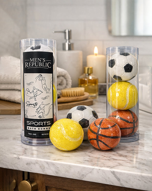 Men's Republic Sports Bath Bombs - 150g Tennis Ball / Soccer Ball / Basket Ball 1