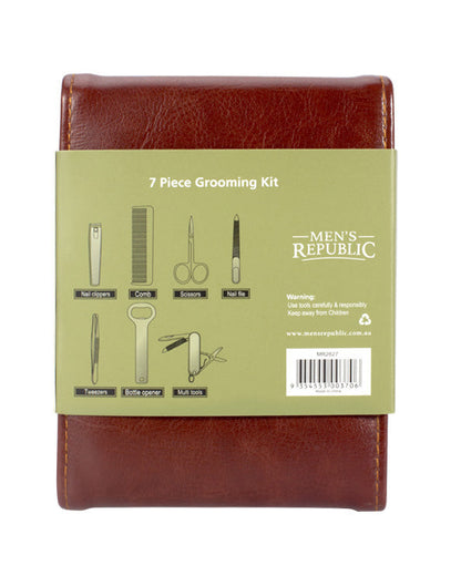 Men's Republic Grooming Kit - 7 Pieces in Foldable Travel Case 4