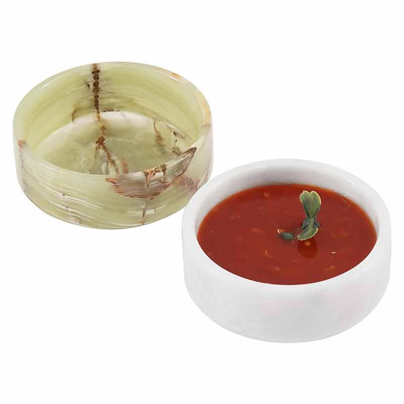 Marble Sauce Cups - Set of 2