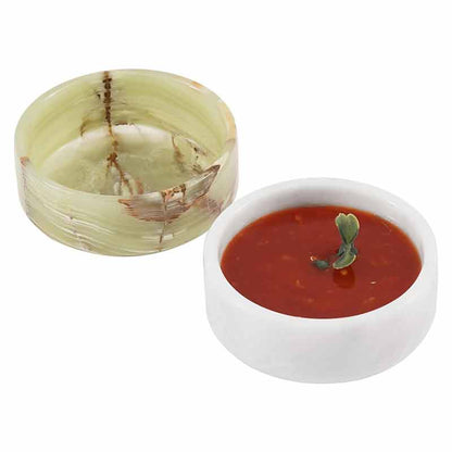 Marble Sauce Cups - Set of 2