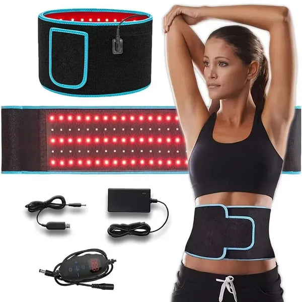 LumiRelief™ Infrared Therapy Belt – 660nm & 850nm Red Light Therapy for Pain Relief, Muscle Recovery & Fat Reduction Mother's Day