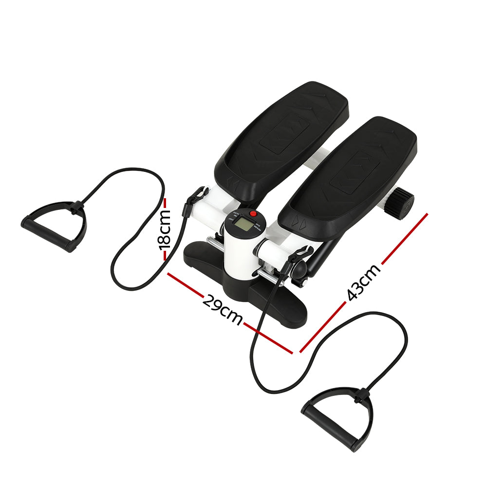 Everfit Mini Stepper Resistance Rope Aerobic Step Trainer Home Workout ...