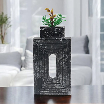 Marble Square Vase - Big