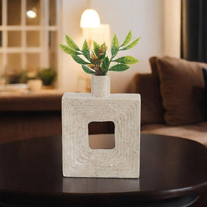 Marble Square Vase - Small