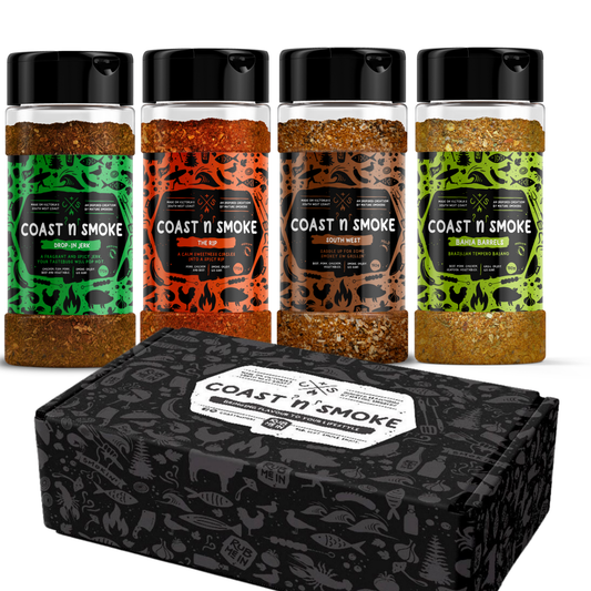 Coast n Smoke Some Like It Hot — Australian BBQ Rub Gift Box (4 Pack) 1