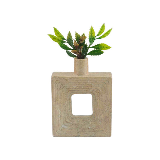 Marble Square Vase - Small