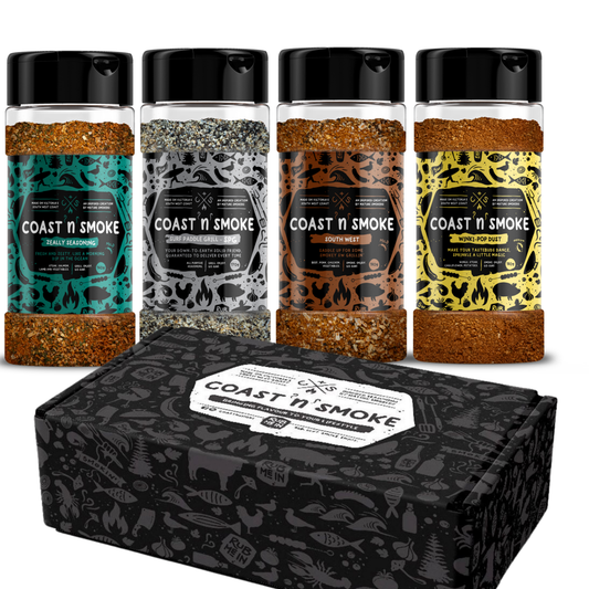 Coast n Smoke Summer Nights — Australian BBQ Rub Gift Box (4 Pack) 1