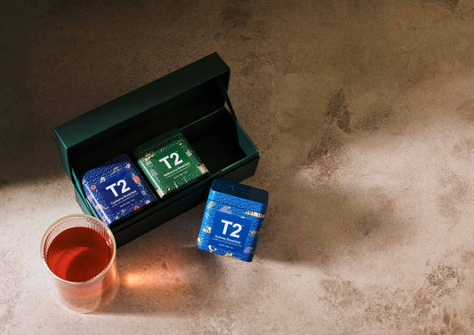 T2 Herbal Harvest Caffeine-Free Tea Gift Tin Set