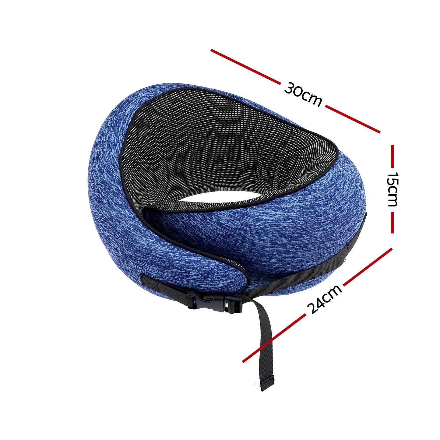 Wanderlite Travel Pillows For Airplanes Ergonomic Memory Foam Neck Pillow, Breathable &...