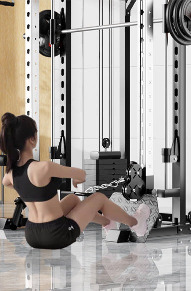SmartFit M1 Max 140kg Pin Loaded Multi Functional Training Smith Machine Home Gym Power Rack Machine package