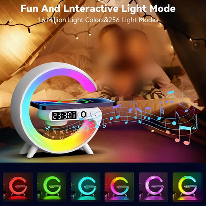 Wireless Speaker With Mobile Phone Charger; Creative Ambient Light Night Light;...