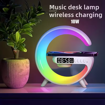 Wireless Speaker With Mobile Phone Charger; Creative Ambient Light Night Light;...