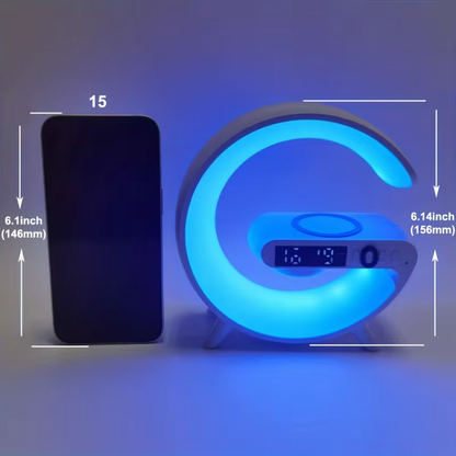 Wireless Speaker With Mobile Phone Charger; Creative Ambient Light Night Light;...
