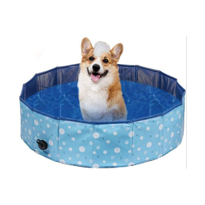 Floofi Pet Pool 120cm*30cm XL Blue Circle