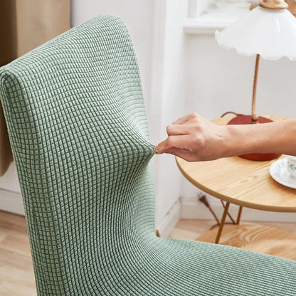 GOMINIMO 6pcs Dining Chair Slipcovers/ Protective Covers (Pea Green)