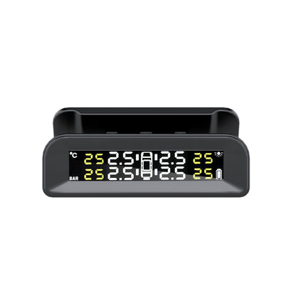 RYNOMATE Tire Pressure Monitoring System (External Solar Power Stick on Windshield 4 Sensor)