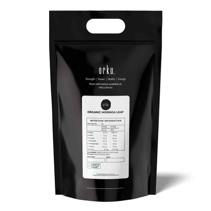 Orku 10Kg Organic Moringa Leaf Powder - Food Grade Oleifera Drumstick Leaf