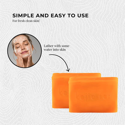 1x 65g Kojie San Soap - Original Kojic Acid Bar