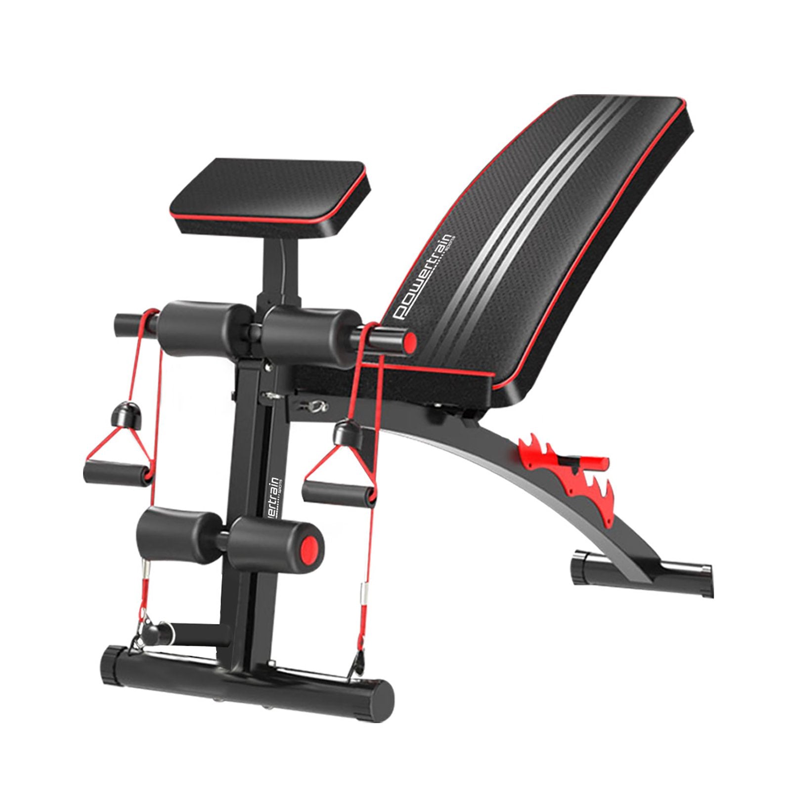 Powertrain Adjustable FID Home Gym Bench with Preacher Curl Pad – Gifts ...