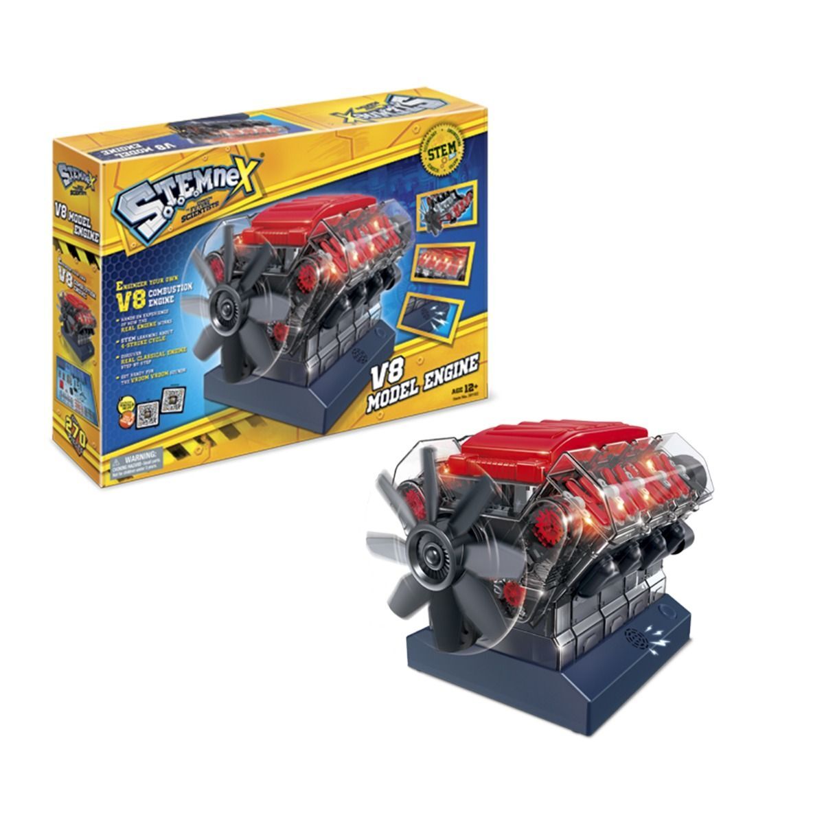 Stemnex Amazing V8 Model Engine STEM Toy Build Your Own Educational Co ...