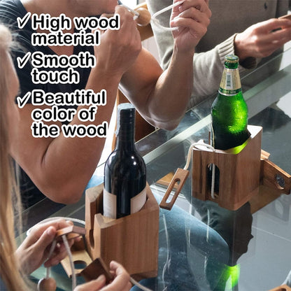 Brainteaser Wine Bottle Mystery Lock Puzzle- Open The Lock Before You Can Have a Drink!...