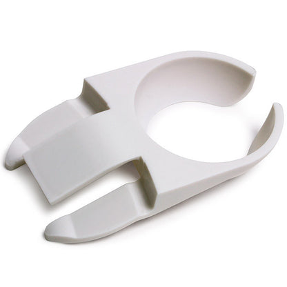 50 Pack Of 75mm White Wine Glass Dinner Lunch Plate Clip Holder - Stand Up Buffet Party -...
