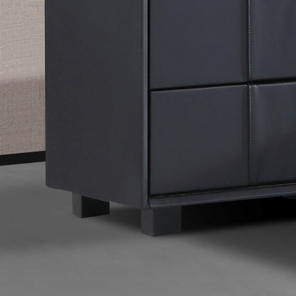 Prado 4pc Fabric Gas Lift Queen Bedroom Suite