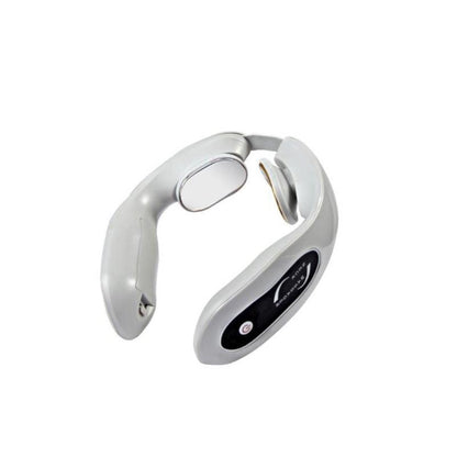 Portable Neck and Shoulder Massager with Heat and Pulse Function - Upgraded Blue