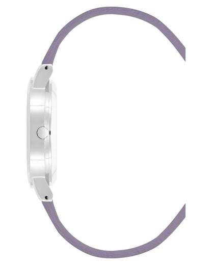 Silver Rhinestone Fashion Watch with Analog Display One Size Women