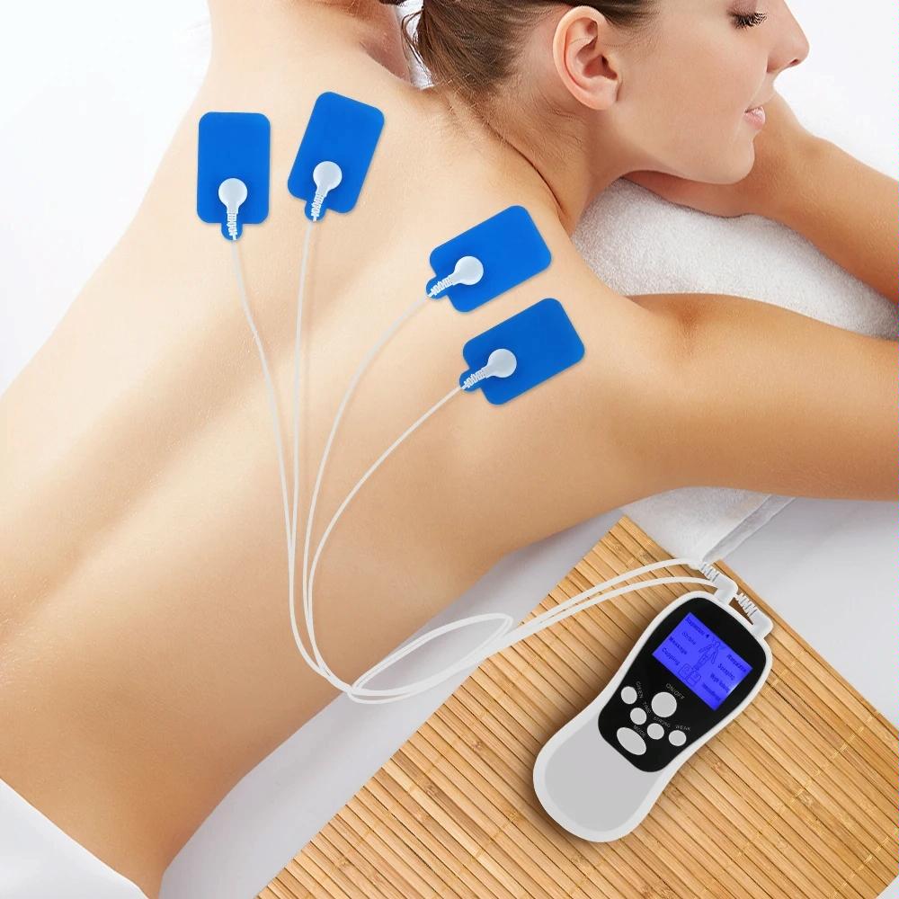 Blue Low Frequency Pulse Meridian Massage Instrument - White Standard