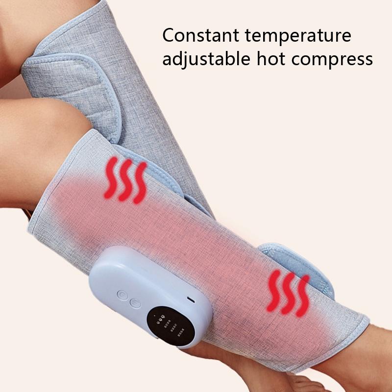 Wireless Leg Massage Pink Hot Compress + Air Pressure