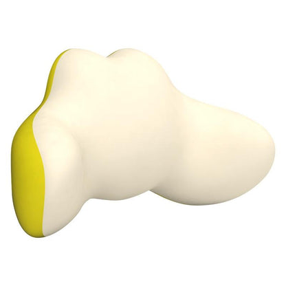 Multi-Function Lumbar Massager Hot Waist Massage Pillow Gray - Plug-In Model Yellow